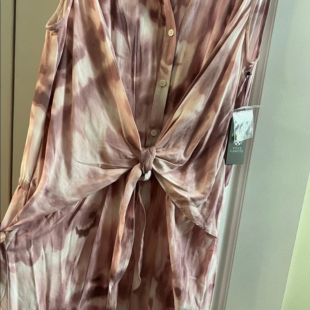 New Vince Camuto tie dye wrap jumpsuit Ladies Size XL - Picture 13 of 16